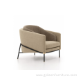 Modern Comfortable Fabric Casual Round Leisure Sofa Chair